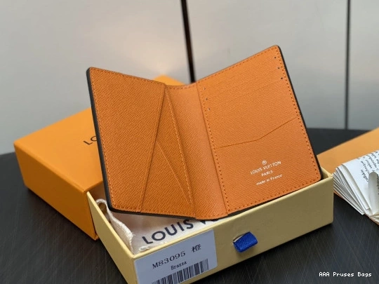 AAA Pruses Bags Organizer-7.5*11.1*1 cm VUITTON LOUIS Pocket 0802